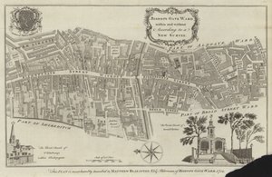 Map of Bishopsgate Ward, London
