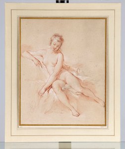 A Seated Female Nude