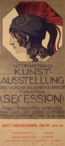F. v. Stuck / Poster Int. Art Exhibition