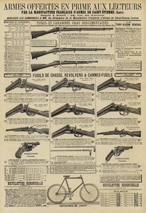 Advertisement for guns