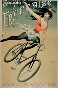 Poster advertising Societe La Francaise, Paris