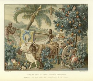 Tapestry depicting an Indian scene