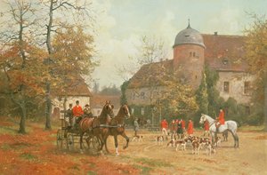 Arriving for the Hunt, 19th century