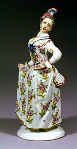 Fuerstenberg figure of a lady