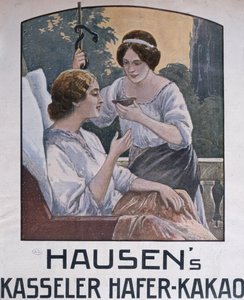 Poster Advertising Chocolate from Kassel, 1908