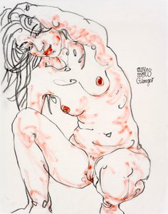 Female Nude, Flying Thoughts