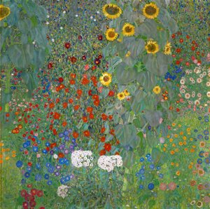 Farm Garden with Sunflowers