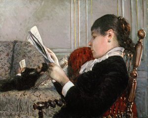 Interior, Woman Reading, 1880