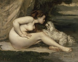 Nude Woman with a Dog, 1861-1862