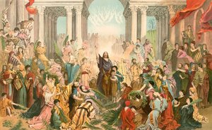 Jesus Entering Jerusalem