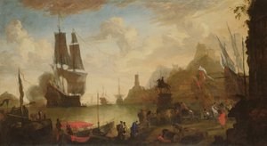 View of an Italian Port