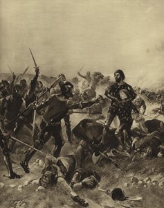 Battle of Poitiers, 1356 (engraving)
