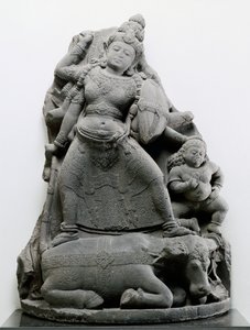 Durga Slaying Mahisa, c.1300