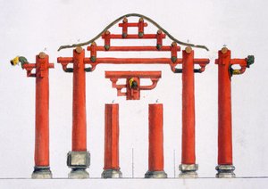 Chinese Wooden Architectural Features, c.1820s-30s