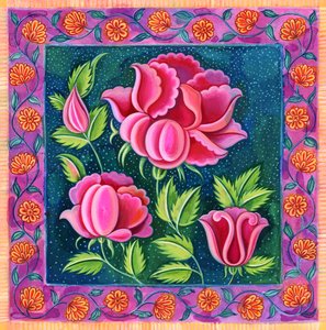 Pink flowers, 1997