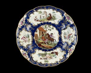 Circular dish, 1768-1770