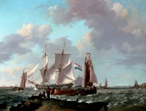 Ships near the coast, 1831