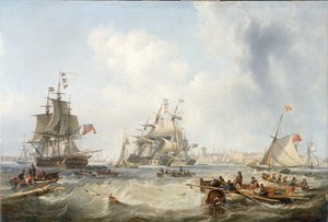 Men-of-War off Portsmouth Harbour