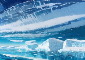 Antarctic Drift Ice and Icebergs 01