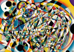 Abstract: Circular Shapes 1