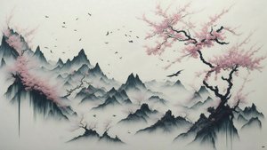 Cherry Blossom Trees Blooming