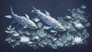 Koi Carp Fish Amethyst