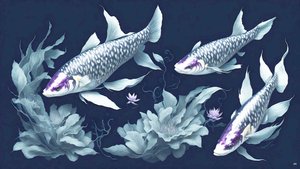 Koi Carp Fish Amethyst