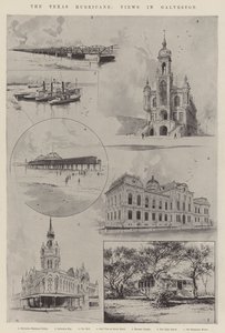 The Texas Hurricane, Views in Galveston