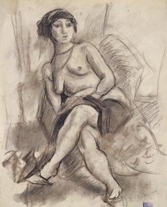 Seated Nude Model