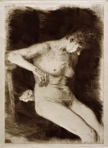 Seated Female Nude