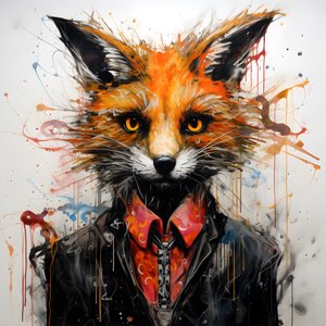Anthropomorphism of the Magic Fox 1