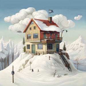 A House with a Ski Cap 1