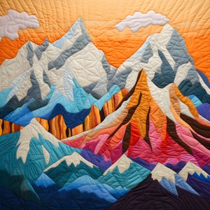 Quilted Mountain Range 4