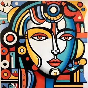 Magical Colorful Winter Queen 1
