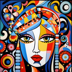 Magical Colorful Winter Queen 4