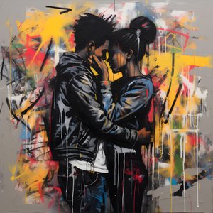 Man and Woman Embracing 3