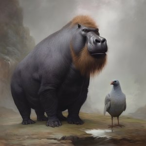 Capybara Mixed with a Silverback Gorilla 4