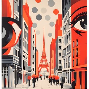 Advertisement Poster, Paris, France 4
