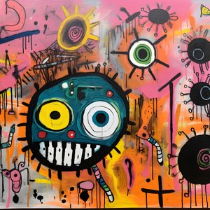 A Raucous Acrylic Painting 1