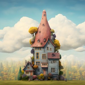 a big and a small house 1