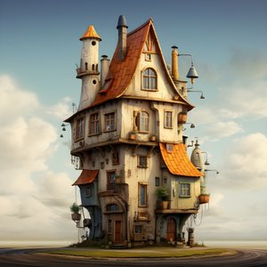 a big and a small house 3