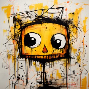 Yellow Cartoon Character 4