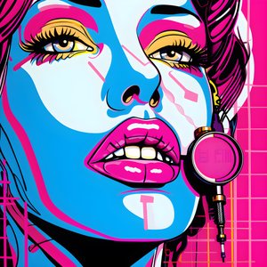 Hot Pink Lips 2