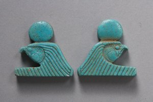 Falcon Headed Necklace Terminals