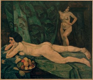 Interior with Female Nude Figures