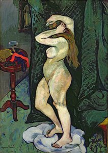 Nude Arranging Her Hair