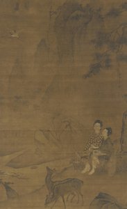 Female Immortals Gathering Herbs