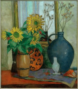 Sunflowers with Matisse Bowl