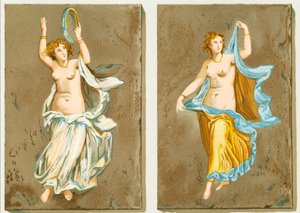 Dancing Girls from a Pompeian Painting
