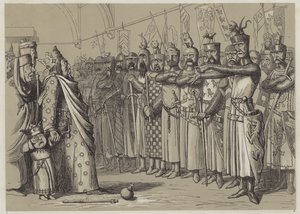 Henry III meeting his Parliament